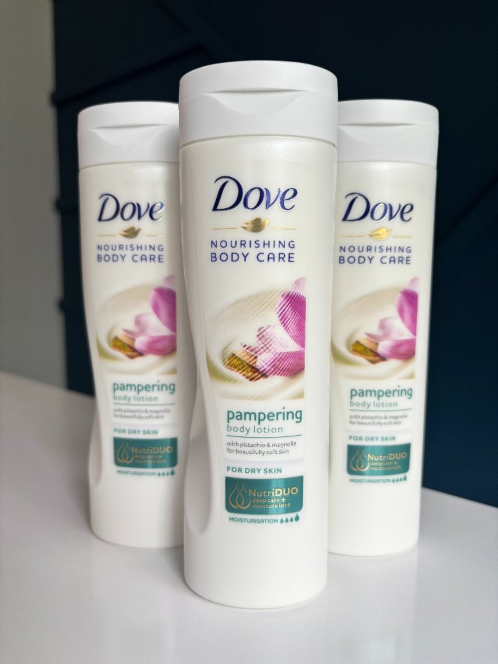 *3 PACK* Rare Dove Nutri Duo Pampering Body Lotion 250ml Pistachio & Magnolia